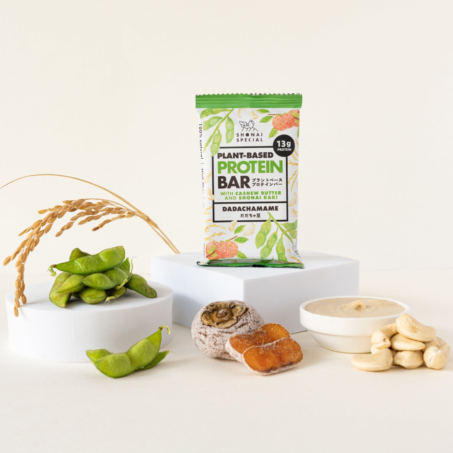 PLANT-BASED PROTEIN BAR｜DADACHAMAME ｜だだちゃ豆プロテインバー
